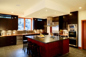 A beautifully-renovated kitchen