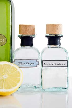 A guide to less toxic household cleaning products.