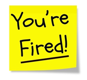 you're fired